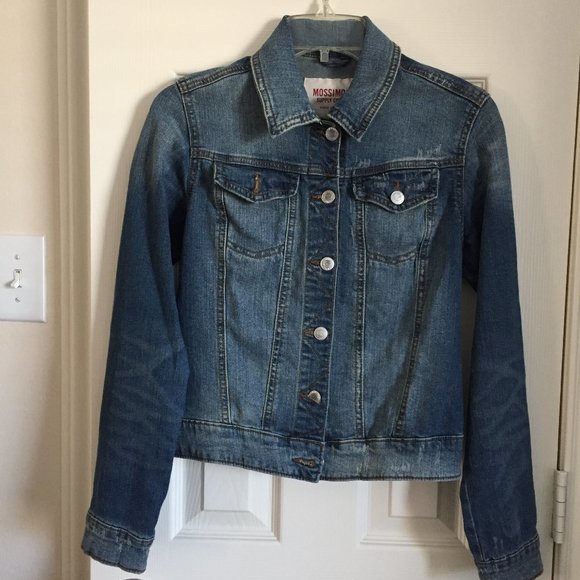 Dark Wash Mossimo Supply Co Denim Jacket - Picture 1 of 3